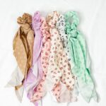 Scrunchie cola corazón