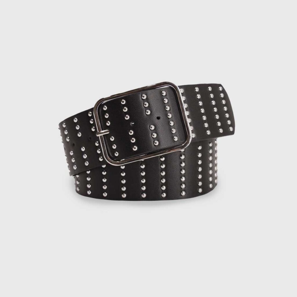 cinturón tachas ancho