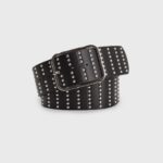 cinturón tachas ancho